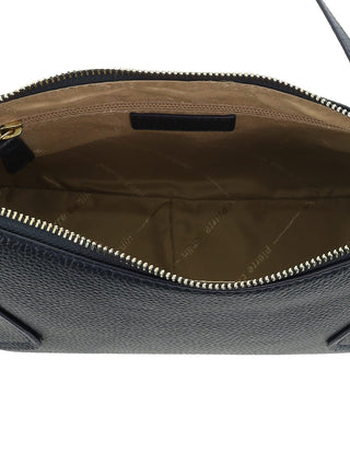 Crossbody Bag Navy / Leather PC 4145 NAVY Pierre Cardin Genuine Leather Soft Pebbled Crossbody Bag in Navy