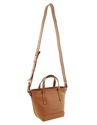 Mini Tote/Crossbody Bag Chocolate / Leather PC 4153 CHOCO Pierre Cardin Genuine Leather Tote Crossbody Bag in Chocolate