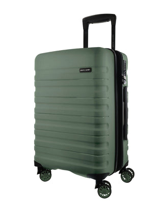 Hard Shell Luggage Moss / Hard Luggage PC 3941 MOSS Pierre Cardin Hard-shell 3-Piece Luggage Set in Moss