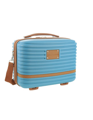 Organiser Bag Blue / Hard Luggage PC 3937B BLUE Pierre Cardin Hard Shell Beauty Case in Blue