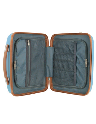 Organiser Bag Blue / Hard Luggage PC 3937B BLUE Pierre Cardin Hard Shell Beauty Case in Blue