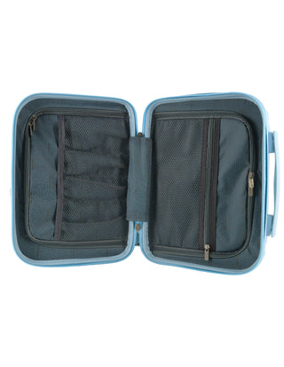 Organiser Bag Blue / Hard Luggage PC 3938B BLUE Pierre Cardin Hard Shell Beauty Case in Blue