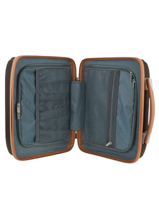 Organiser Bag Chocolate / Polycarbonate (PC) PC 3937B CHOCO Pierre Cardin Hard Shell Beauty Case in Chocolate