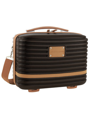 Organiser Bag Chocolate / Polycarbonate (PC) PC 3937B CHOCO Pierre Cardin Hard Shell Beauty Case in Chocolate