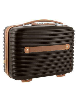 Organiser Bag Chocolate / Polycarbonate (PC) PC 3937B CHOCO Pierre Cardin Hard Shell Beauty Case in Chocolate