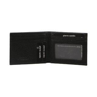 Bi-Fold Wallet Black / Leather PC 8873 BLK Pierre Cardin Italian Leather Bi-Fold Men's Wallet in Black