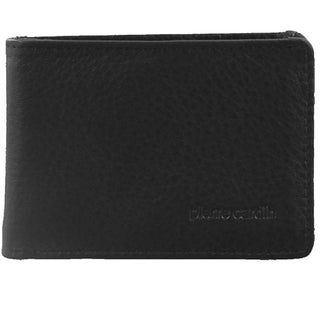 Leather Wallet Black / Leather PC 1160 BLK Pierre Cardin Italian Leather Bi-Fold  Men's Wallet in Black