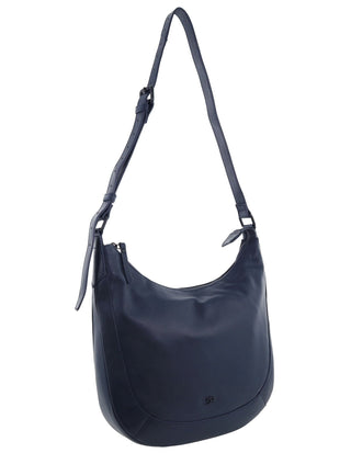 Crossbody Bag Navy / Leather PC 3995 NAVY Pierre Cardin Italian Leather Classic Crossbody Ladies Bag in Navy