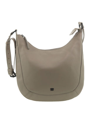 Crossbody Bag Taupe / Leather PC 3995 TAUP Pierre Cardin Italian Leather Classic Crossbody Ladies Bag in Taupe