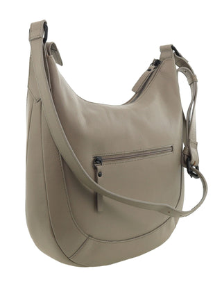 Crossbody Bag Taupe / Leather PC 3995 TAUP Pierre Cardin Italian Leather Classic Crossbody Ladies Bag in Taupe