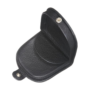 Coin Purse Black / Leather PC 10315 BLK Pierre Cardin Italian Leather Coin Purse in Black