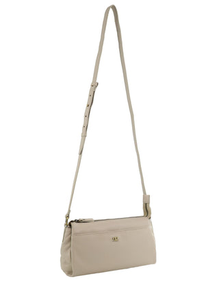 Crossbody Bag Bone / Leather PC 3970 BONE Pierre Cardin Italian Leather Crossbody Ladies Bag in Bone