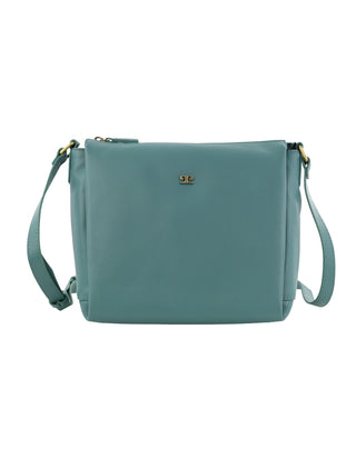 Crossbody Bag Moss / Leather PC 3968 MOSS Pierre Cardin Italian Leather Crossbody Ladies Bag in Moss