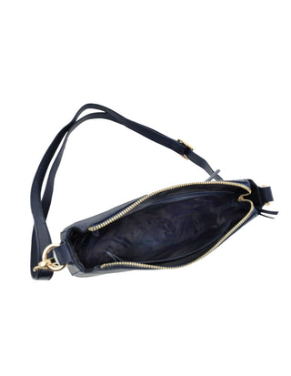 Crossbody Bag Navy / Leather PC 3984 NAVY Pierre Cardin Italian Leather Crossbody Ladies Bag in Navy