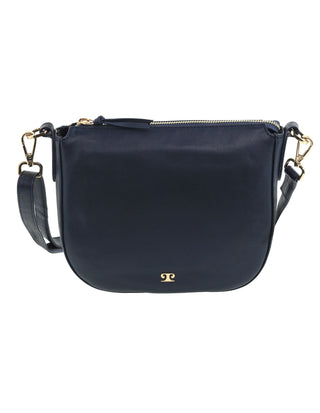 Crossbody Bag Navy / Leather PC 3984 NAVY Pierre Cardin Italian Leather Crossbody Ladies Bag in Navy