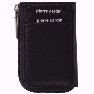 Organiser Black / Leather PC 2756 BLK Pierre Cardin Italian Leather Key + Credit Card Holder in Black