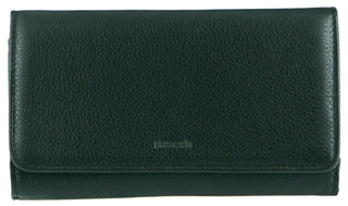 Leather Wallet Emerald / Leather PC 1976 EMER Pierre Cardin Italian Leather Ladies Wallet in Emerald