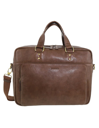 Laptop & Business bags Oak / Leather PC 3960 OAK Pierre Cardin Italian Leather Men's Business/Laptop Bag in Oak