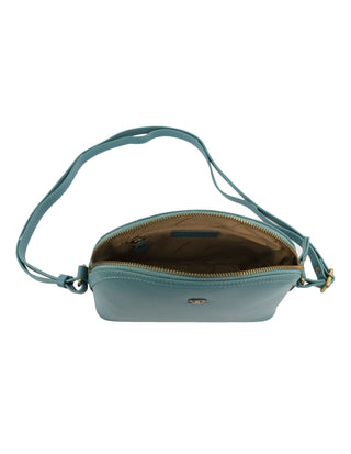 Crossbody Bag Moss / Leather PC 4011 MOSS Pierre Cardin Italian Leather Sleek Ladies Crossbody Bag in Moss