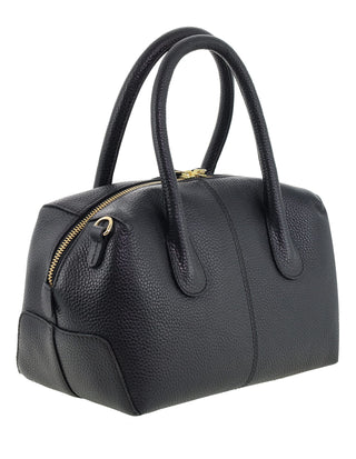 Mini Tote/Crossbody Bag Black / Leather PC 4142 BLACK Pierre Cardin Italian Leather Tote Crossbody Bag in Black