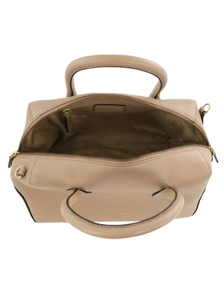 Mini Tote/Crossbody Bag Camel / Leather PC 4142 CAMEL Pierre Cardin Italian Leather Tote Crossbody Bag in Camel