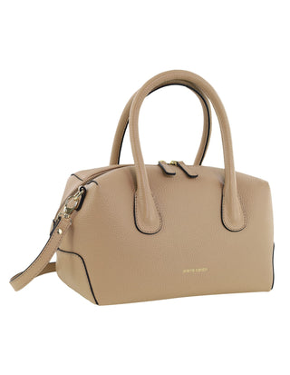 Mini Tote/Crossbody Bag Camel / Leather PC 4142 CAMEL Pierre Cardin Italian Leather Tote Crossbody Bag in Camel
