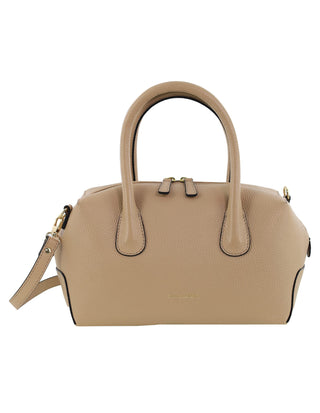 Mini Tote/Crossbody Bag Camel / Leather PC 4142 CAMEL Pierre Cardin Italian Leather Tote Crossbody Bag in Camel