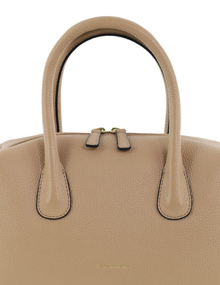Mini Tote/Crossbody Bag Camel / Leather PC 4142 CAMEL Pierre Cardin Italian Leather Tote Crossbody Bag in Camel