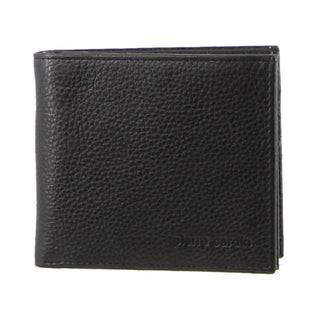 Leather Wallet Black / Leather PC 8781 BLK Pierre Cardin Italian Leather Tri-Fold Men's Wallet in Black