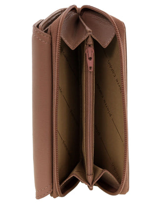 Bi-Fold Wallet Blush / Leather PC 4028 BLSH Pierre Cardin Ladies Bi-Fold Tab Wallet in Blush
