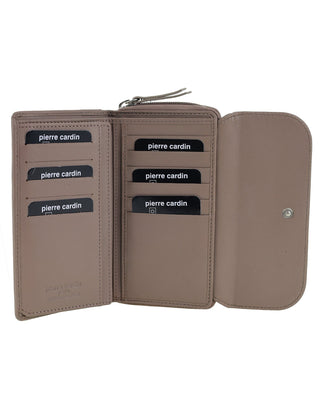 Bi-Fold Wallet Blush / Leather PC 4028 BLSH Pierre Cardin Ladies Bi-Fold Tab Wallet in Blush