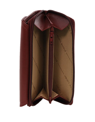 Bi-Fold Wallet Cherry / Leather PC 4028 CHERRY Pierre Cardin Ladies Bi-Fold Tab Wallet in Cherry