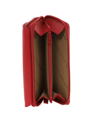 Bi-Fold Wallet Coral / Leather PC 4028 CORAL Pierre Cardin Ladies Bi-Fold Tab Wallet in Coral