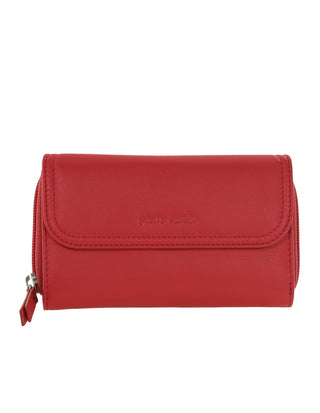 Bi-Fold Wallet Coral / Leather PC 4028 CORAL Pierre Cardin Ladies Bi-Fold Tab Wallet in Coral