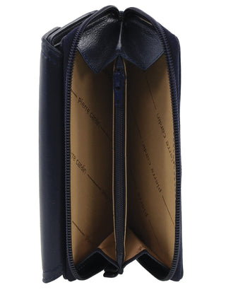 Bi-Fold Wallet Navy / Leather PC 4028 NAVY Pierre Cardin Ladies Bi-Fold Tab Wallet in Navy