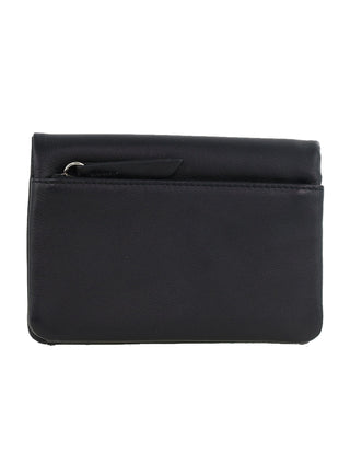 Leather Wallet Black / Leather PC 4086 BLACK Pierre Cardin Ladies Leather Bi-Fold Wallet in Black