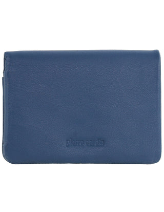 Leather Wallet Blue / Leather PC 4086 BLUE Pierre Cardin Ladies Leather Bi-Fold Wallet in Blue