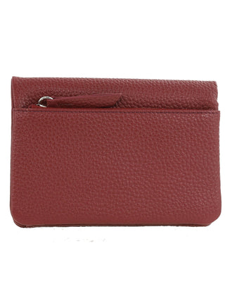 Leather Wallet Cherry / Leather PC 4086 CHERRY Pierre Cardin Ladies Leather Bi-Fold Wallet in Cherry