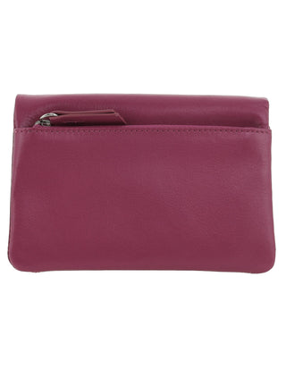 Leather Wallet Cherry / Leather PC 4086 CHERRY Pierre Cardin Ladies Leather Bi-Fold Wallet in Cherry