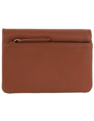 Leather Wallet Cognac / Leather PC 4086 COGN Pierre Cardin Ladies Leather Bi-Fold Wallet in Cognac