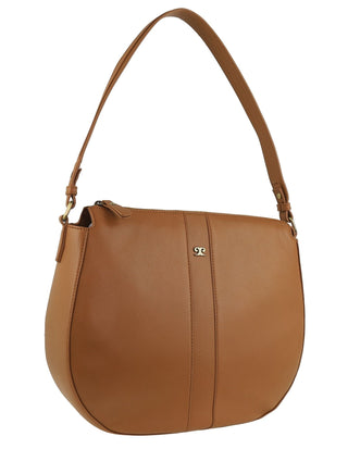 Hobo Bag Almond / Leather PC 3977 ALMO Pierre Cardin Ladies Leather Classic Hobo Bag in Almond