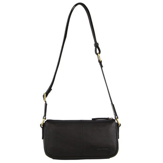 Crossbody Bag Black / Leather PC 3801 BLK Pierre Cardin Ladies Leather Cross Body Bag in Black