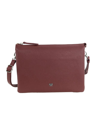Crossbody Bag Shiraz / Leather PC 4041 SHIRAZ Pierre Cardin Ladies Leather Crossbody Bag in Shiraz