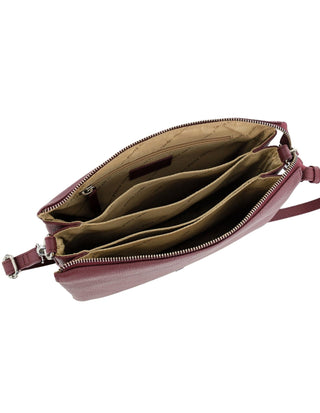 Crossbody Bag Shiraz / Leather PC 4041 SHIRAZ Pierre Cardin Ladies Leather Crossbody Bag in Shiraz
