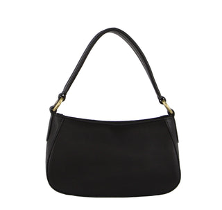 Shoulder Bag Black / Leather PC 3559 BLK Pierre Cardin Ladies Leather Flap Over Bag in Black