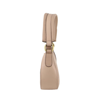 Shoulder Bag Nude / Leather PC 3559 NUDE Pierre Cardin Ladies Leather Flap Over Bag in Nude