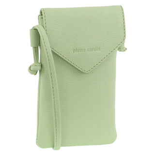 Phone Bag Jade / Leather PC 3609 JADE Pierre Cardin Ladies Leather Phone Bag in Jade