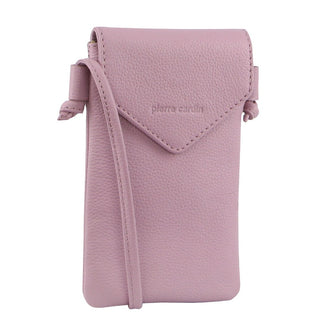 Phone Bag Pink / Leather PC 3609 PINK Pierre Cardin Ladies Leather Phone Bag in Pink