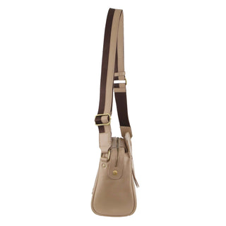 Crossbody bag Gold / Leather PC 3564 GOLD Pierre Cardin Ladies Leather Stitch-design Cross-Body Bag in Gold