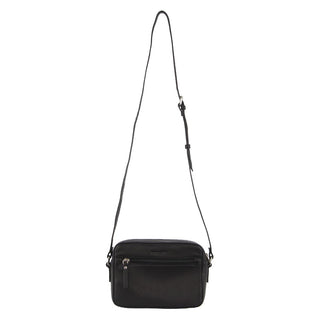 Crossbody bag Black / Leather PC 3573 BLK Pierre Cardin Ladies Leather Stitch-design Crossbody Bag in Black